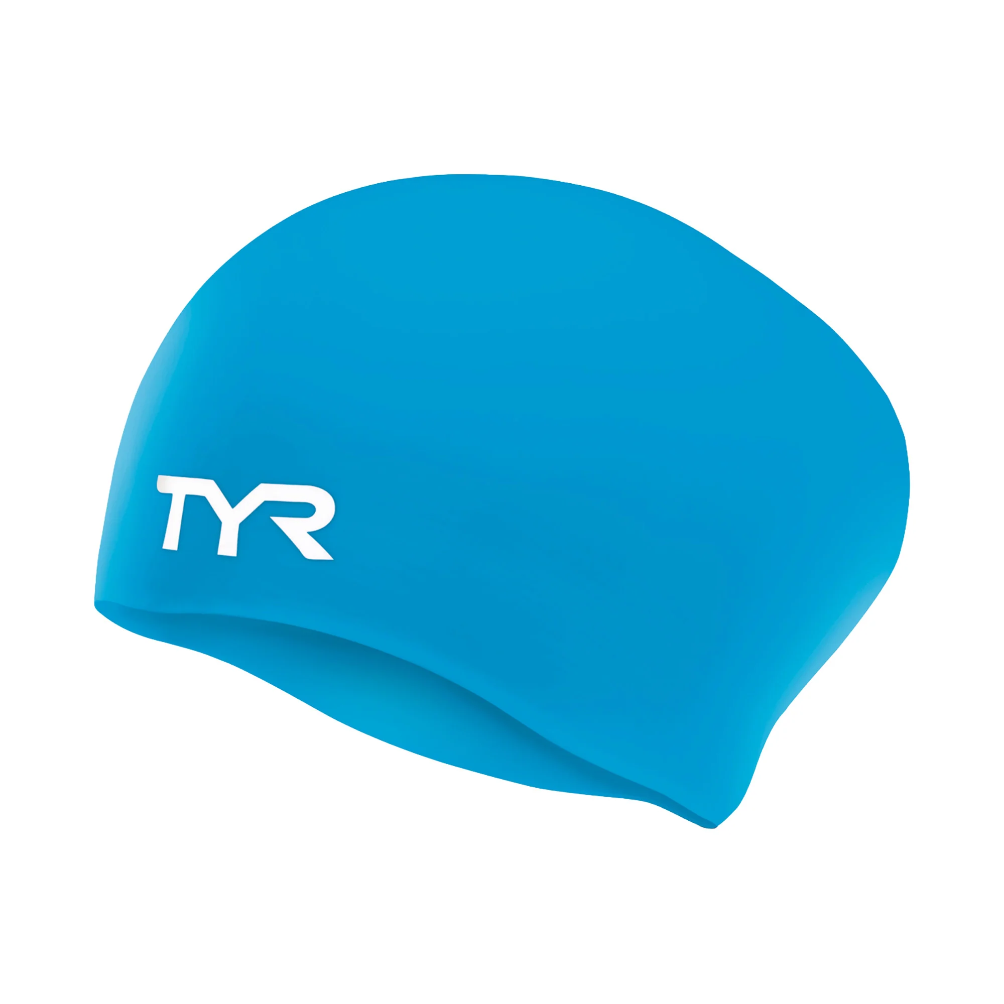 Adult Long Hair Silicone Wrinkle-Free Swim Cap - Image 6