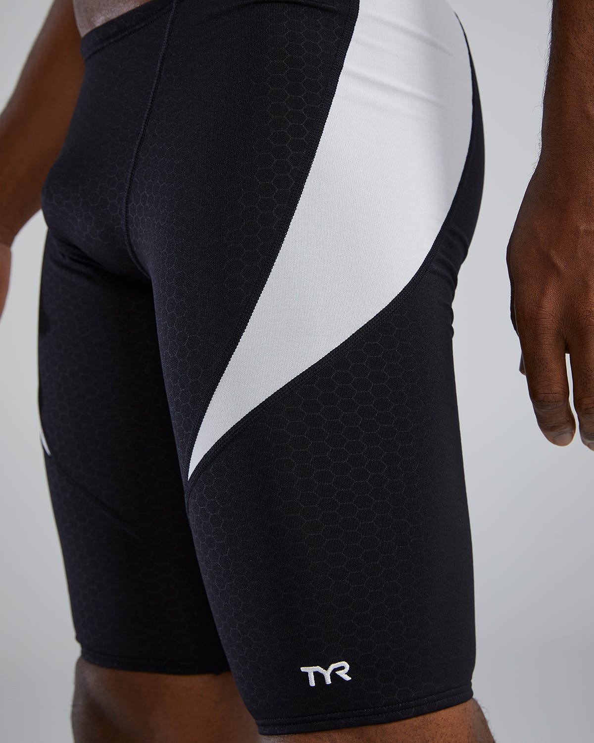 Durafast Elite® Men's Curve Splice Jammer Swimsuit - Hexa - Image 22