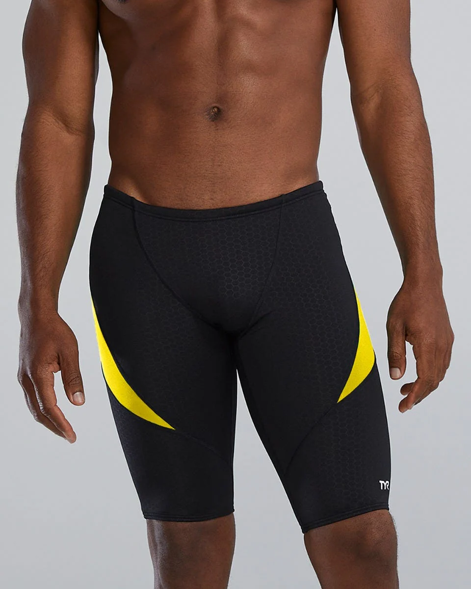 Durafast Elite® Men's Curve Splice Jammer Swimsuit - Hexa - Image 3