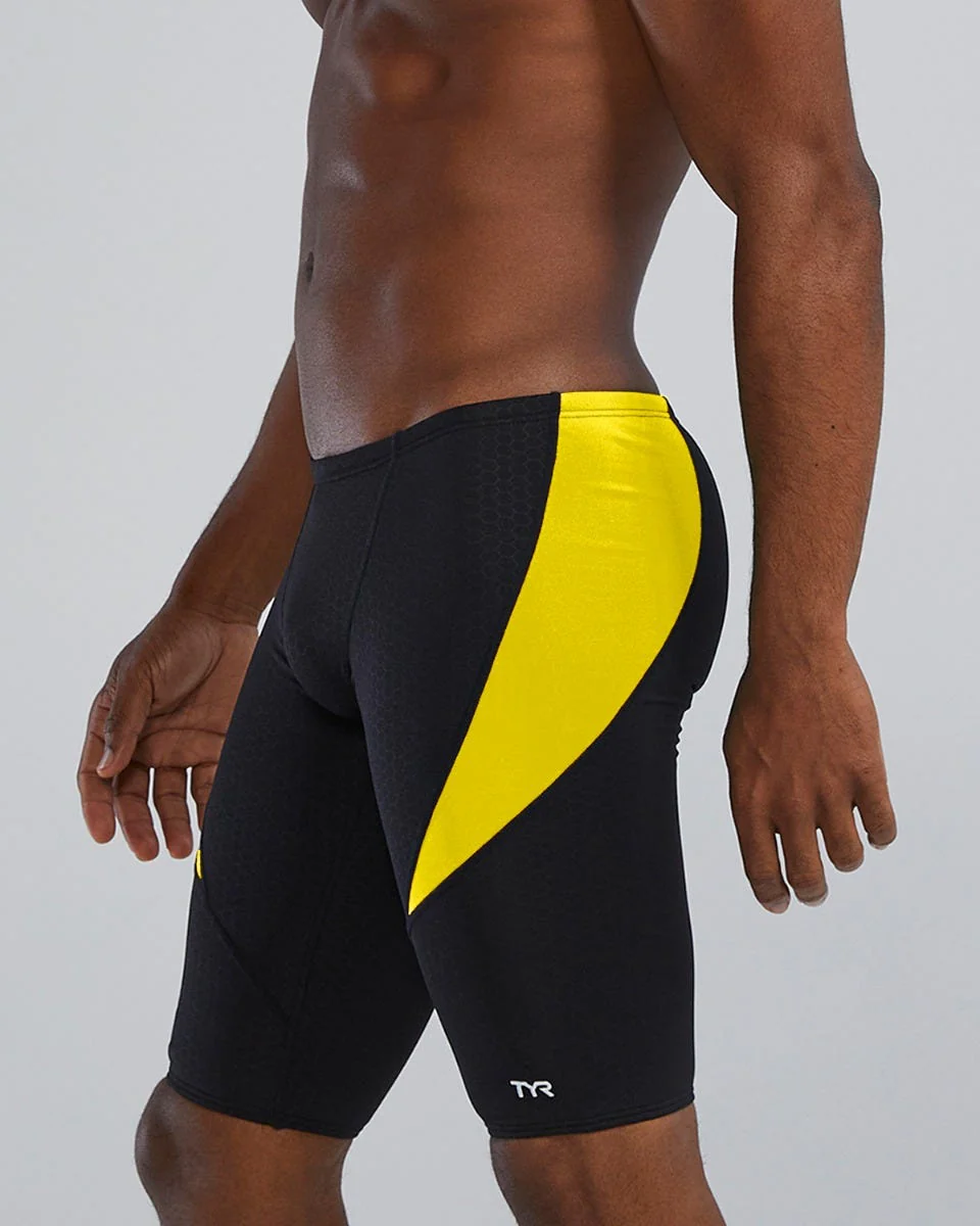 Durafast Elite® Men's Curve Splice Jammer Swimsuit - Hexa - Image 5