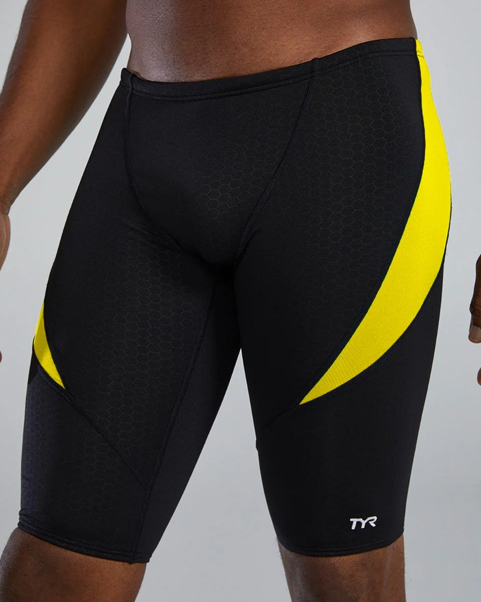 Durafast Elite® Men's Curve Splice Jammer Swimsuit - Hexa - Image 6