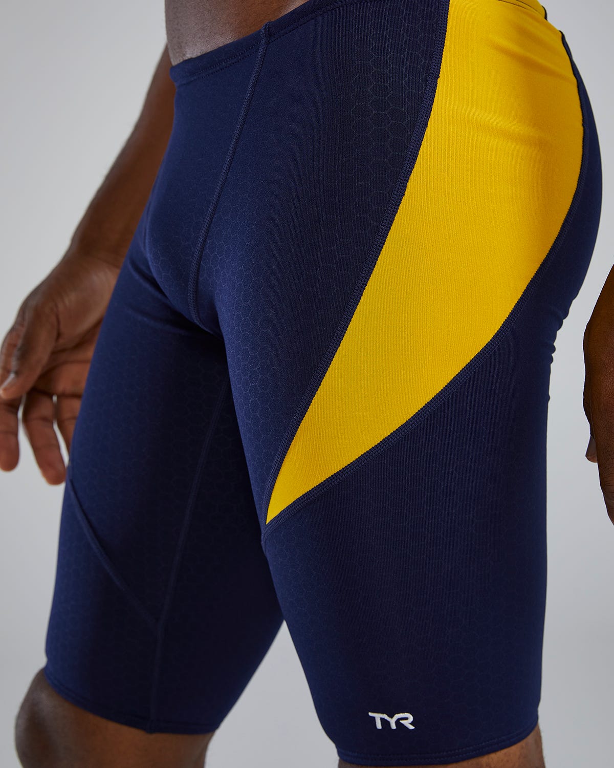 Durafast Elite® Men's Curve Splice Jammer Swimsuit - Hexa - Image 72