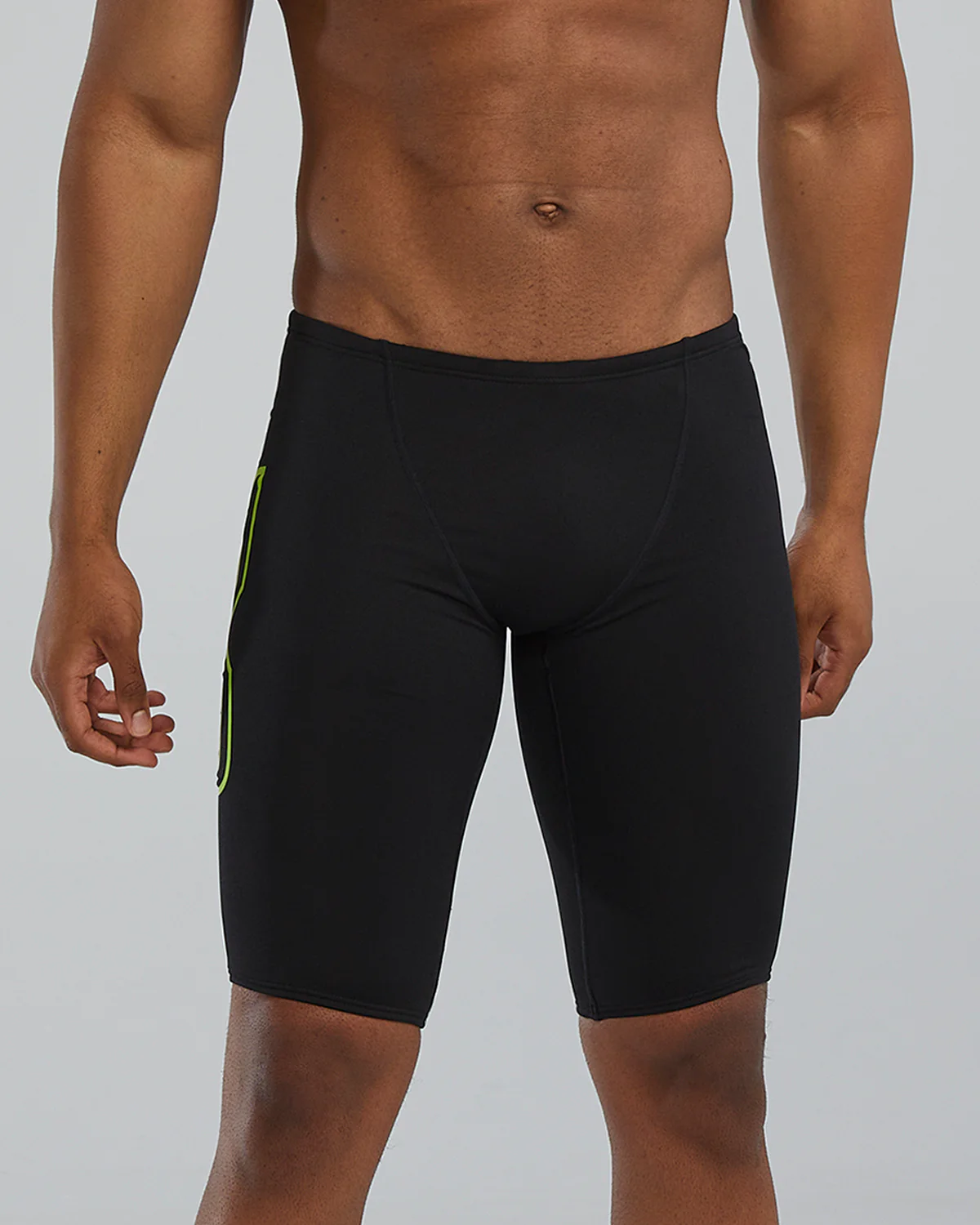 Durafast Elite® Men's Large Logo Jammer Swimsuit - Solid - Image 17