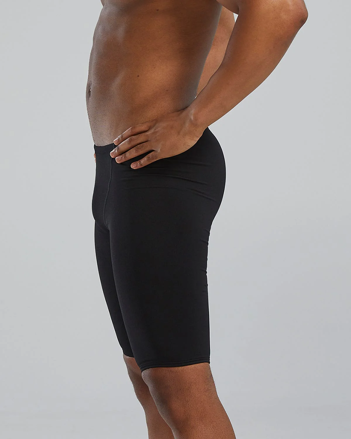 Durafast Elite® Men's Large Logo Jammer Swimsuit - Solid - Image 19