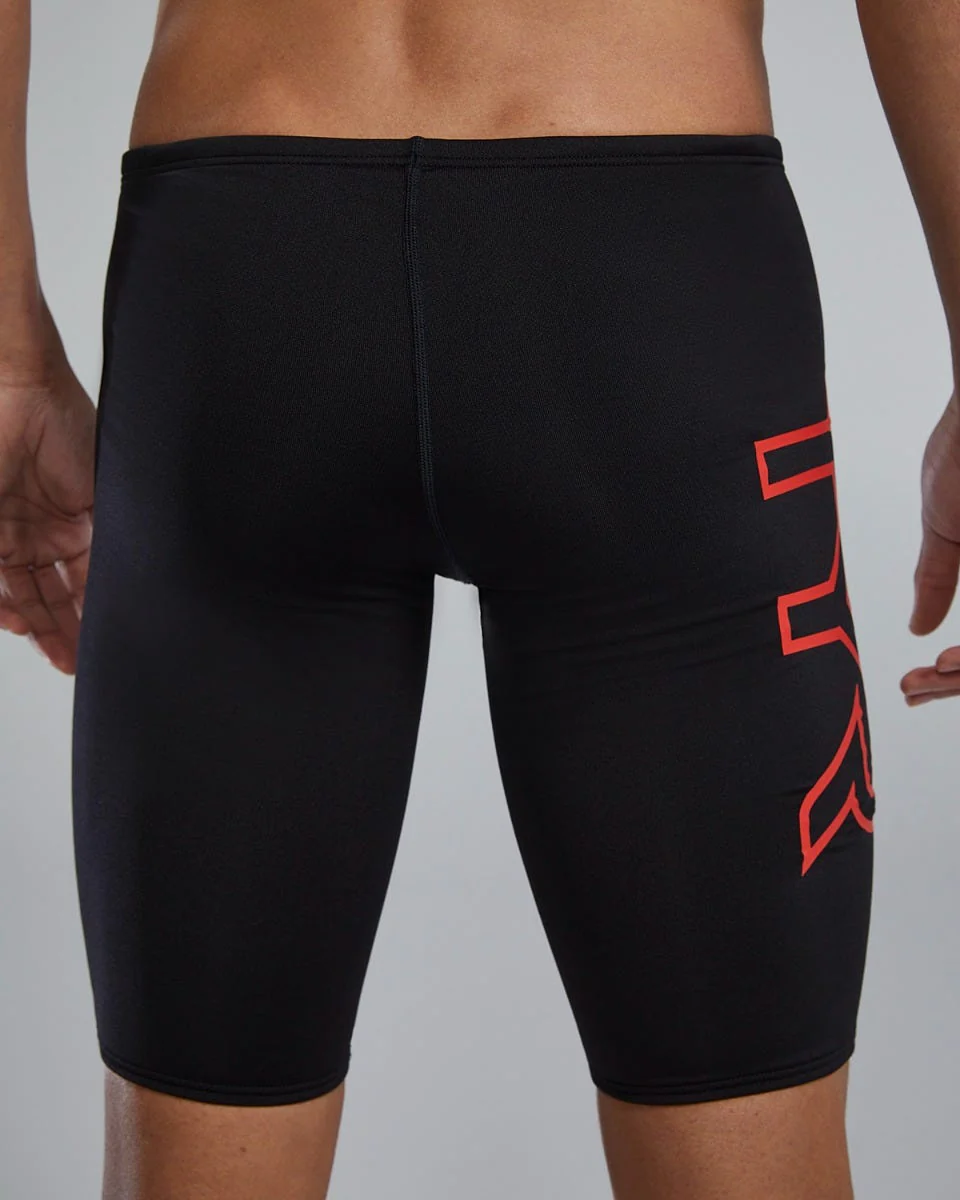 Durafast Elite® Men's Large Logo Jammer Swimsuit - Solid - Image 31