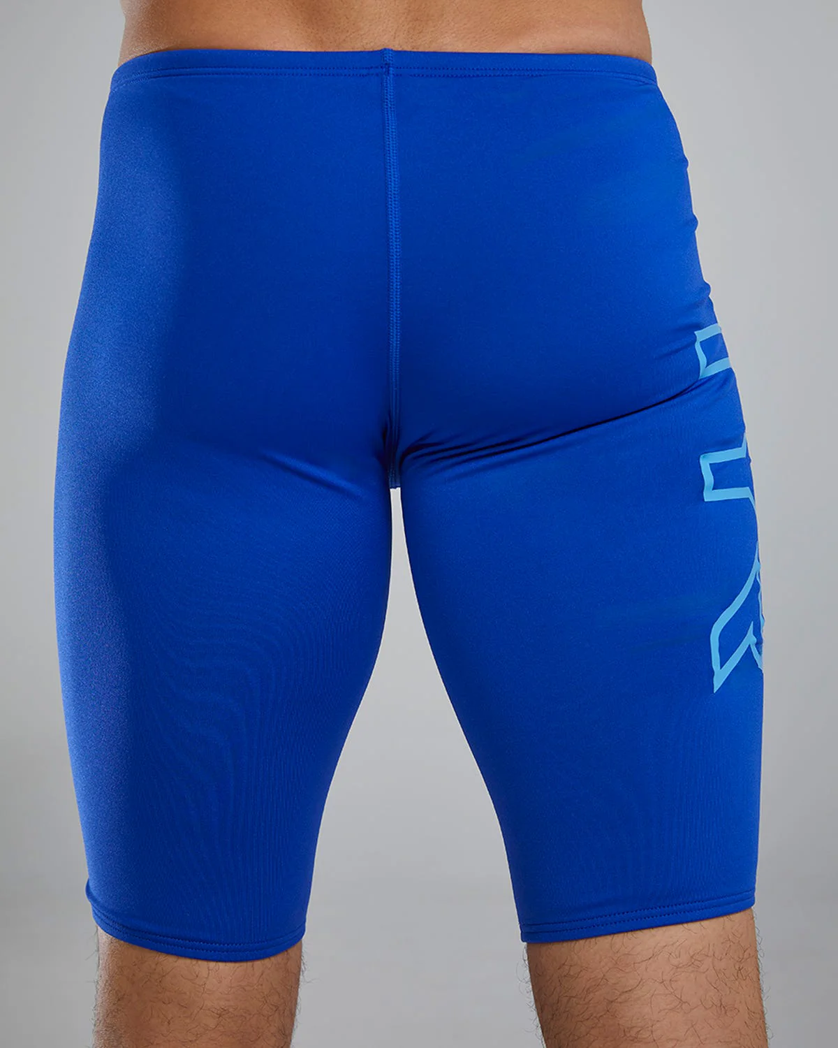 Durafast Elite® Men's Large Logo Jammer Swimsuit - Solid - Image 39