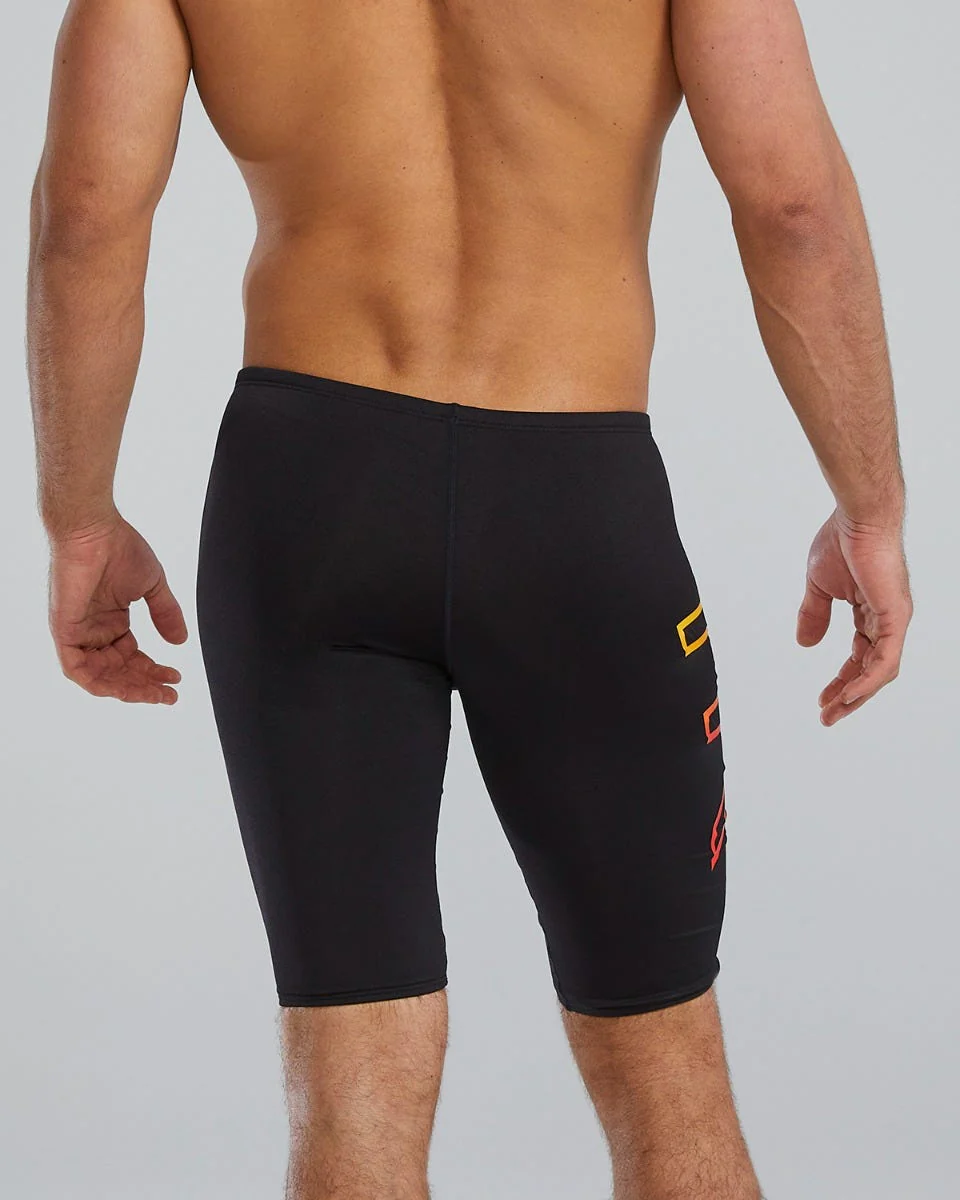 Durafast Elite® Men's Large Logo Jammer Swimsuit - Solid - Image 42