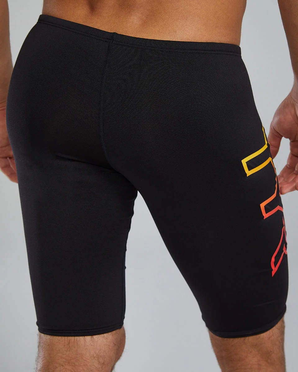 Durafast Elite® Men's Large Logo Jammer Swimsuit - Solid - Image 47