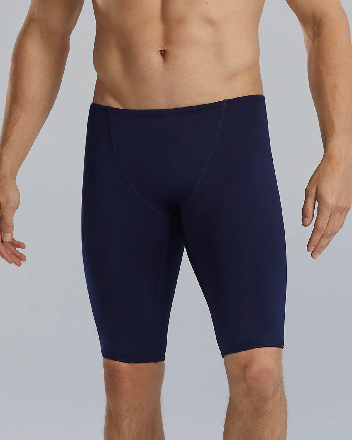 Durafast Elite® Men's Large Logo Jammer Swimsuit - Solid - Image 9