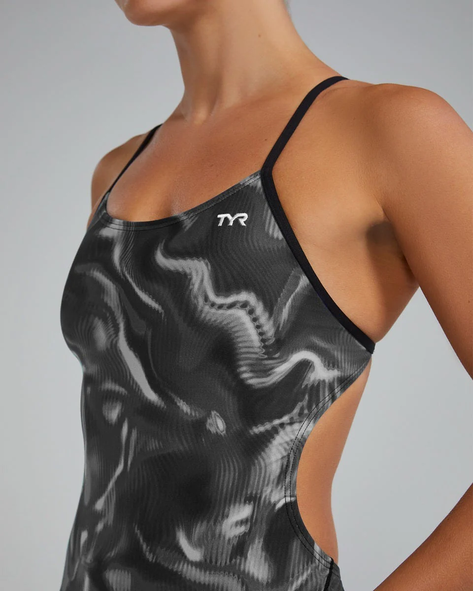 Durafast Elite® Women's Cutoutfit Swimsuit - Waveform - Image 10