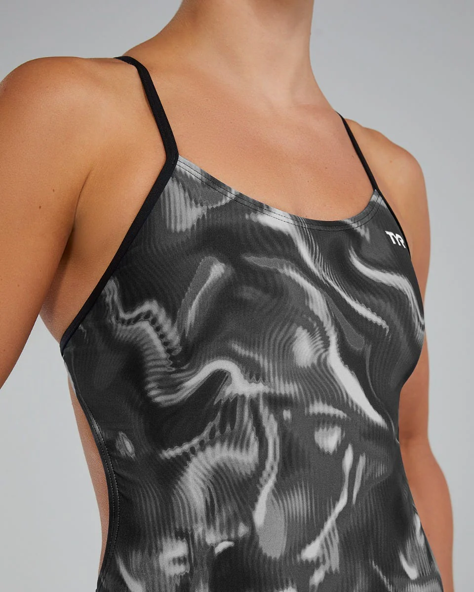 Durafast Elite® Women's Cutoutfit Swimsuit - Waveform - Image 12