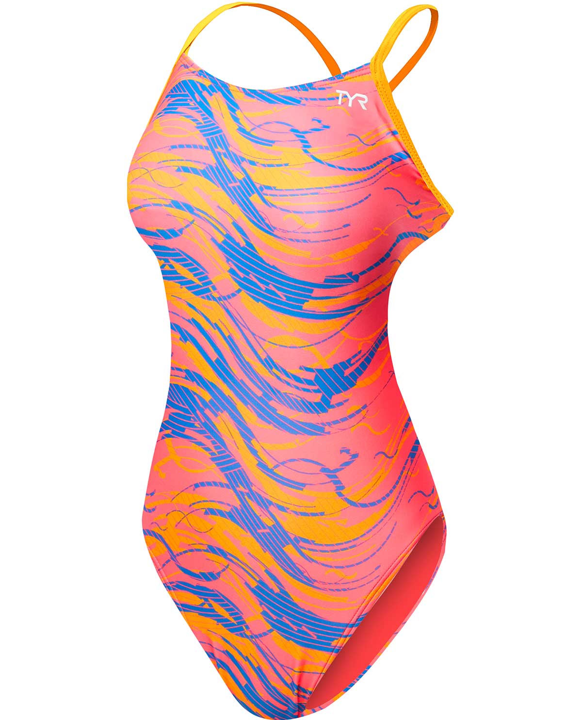 Durafast Elite® Women's Cutoutfit Swimsuit - Waveform - Image 3