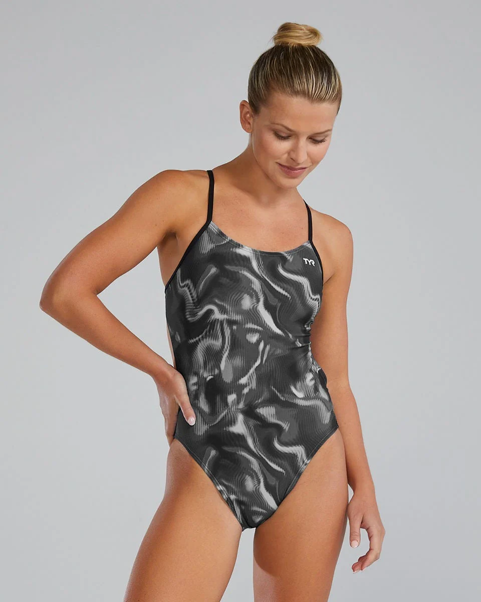 Durafast Elite® Women's Cutoutfit Swimsuit - Waveform - Image 5