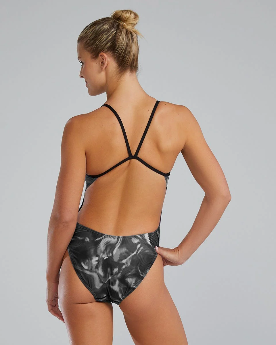 Durafast Elite® Women's Cutoutfit Swimsuit - Waveform - Image 6