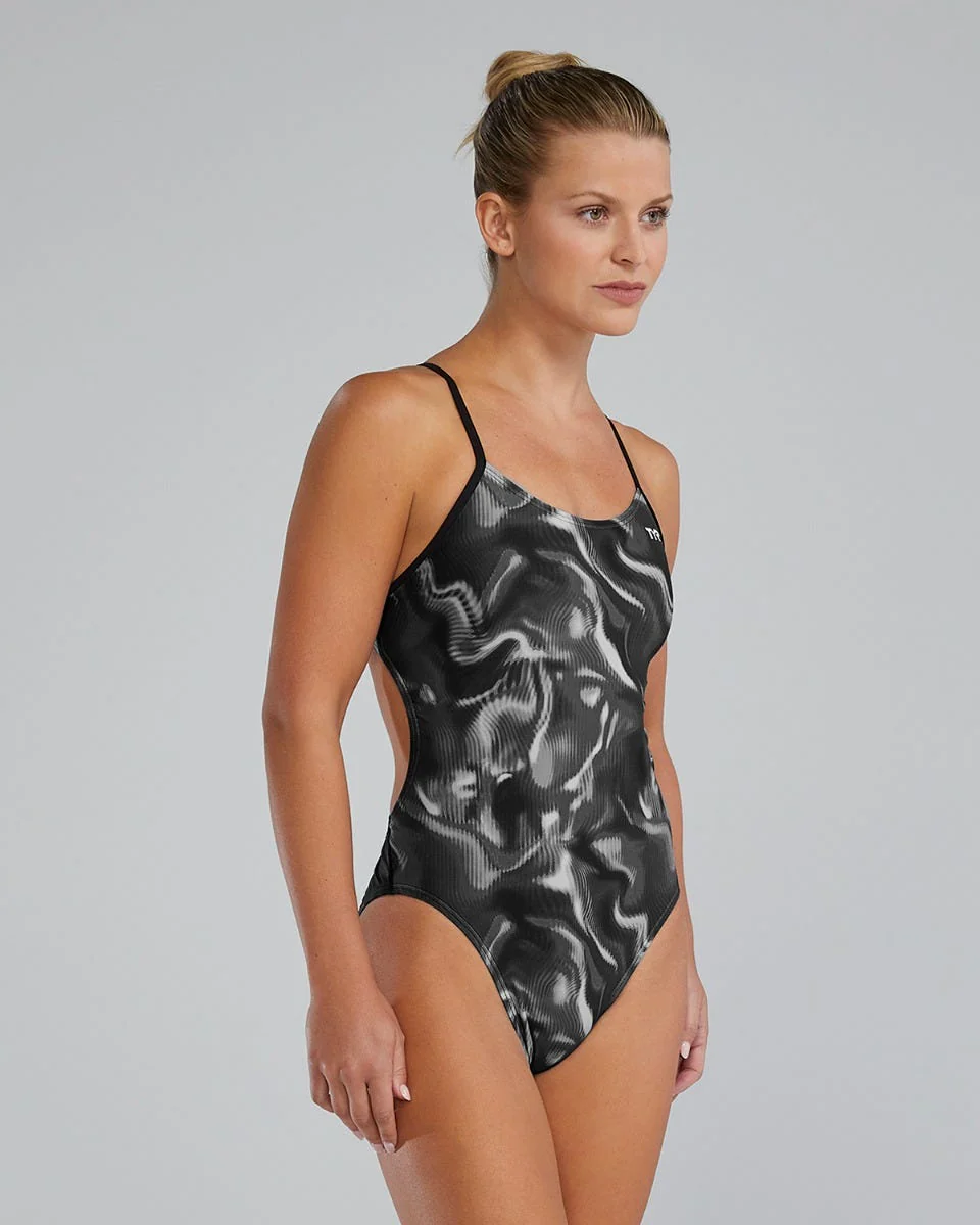 Durafast Elite® Women's Cutoutfit Swimsuit - Waveform - Image 8