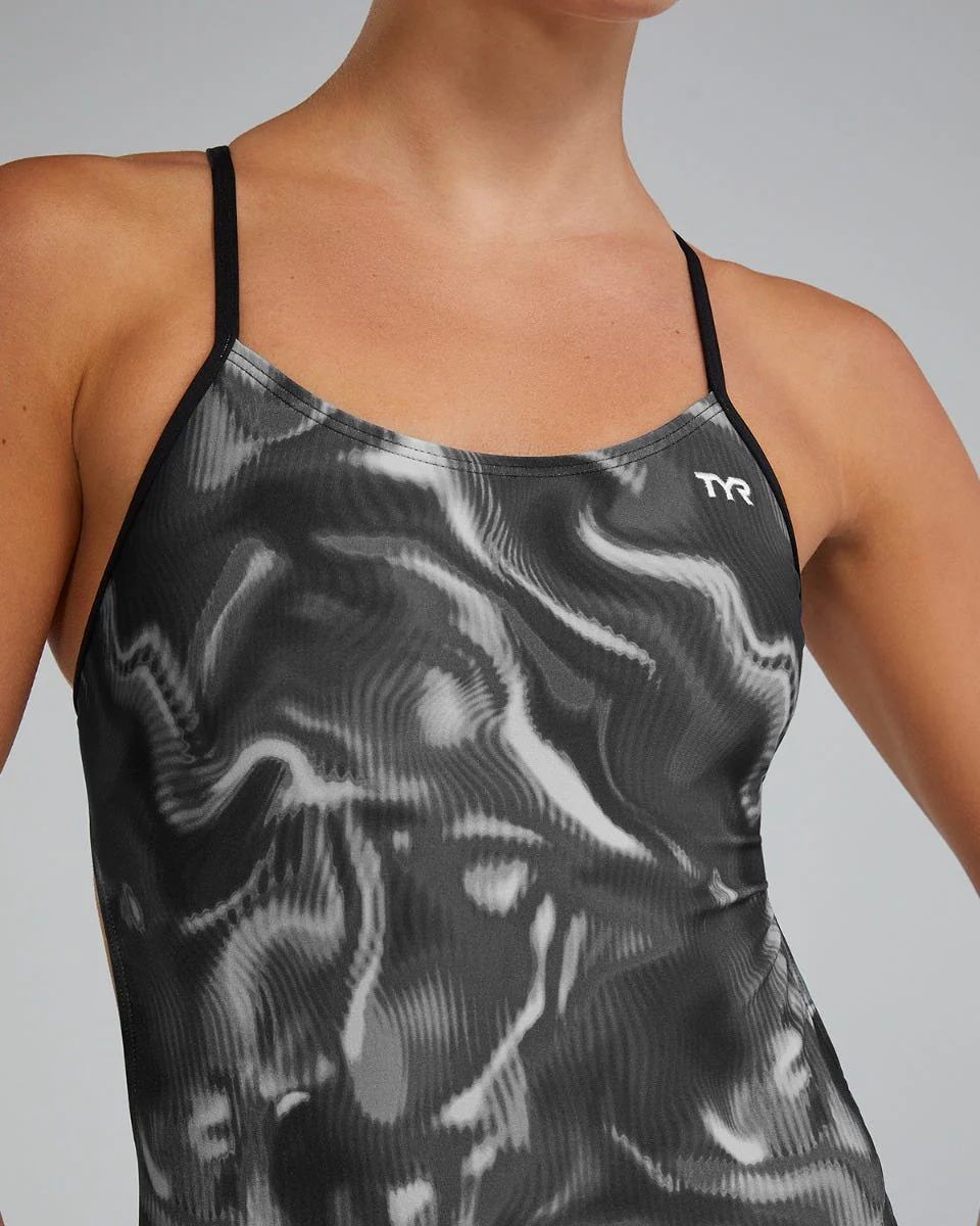 Durafast Elite® Women's Cutoutfit Swimsuit - Waveform - Image 9