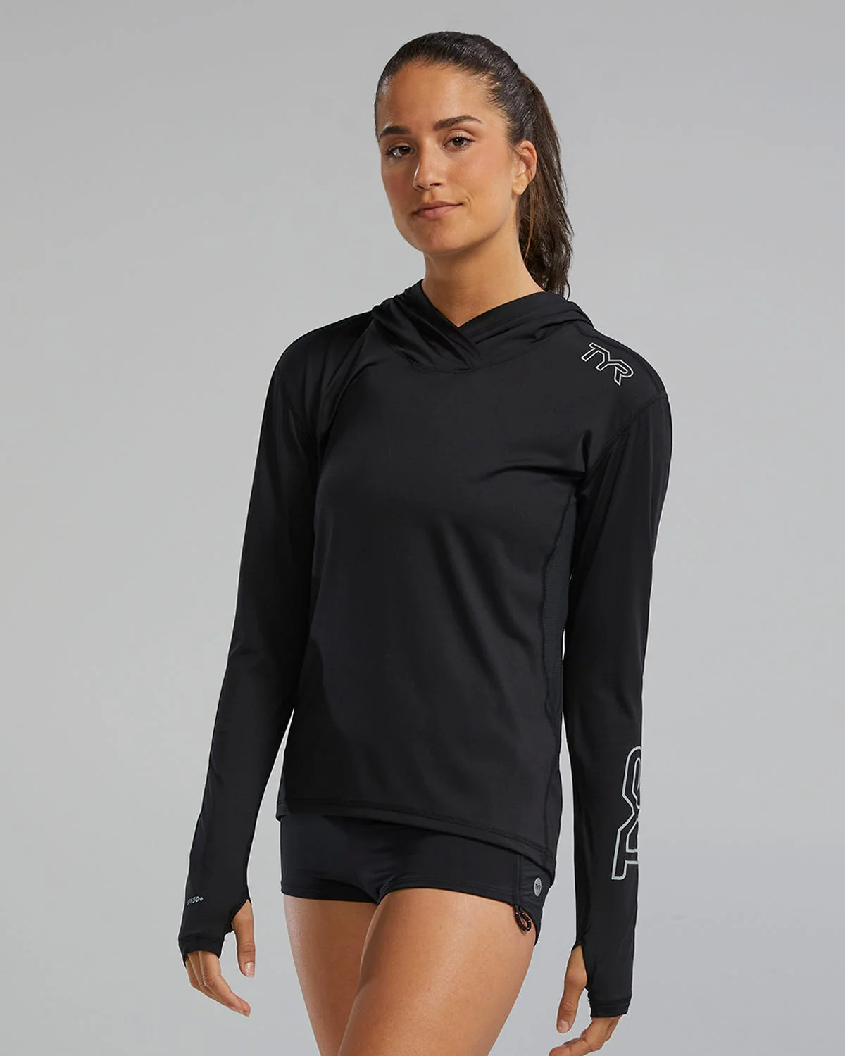 SunDefense™ Women's Vented Hooded Shirt - Solid - Image 35