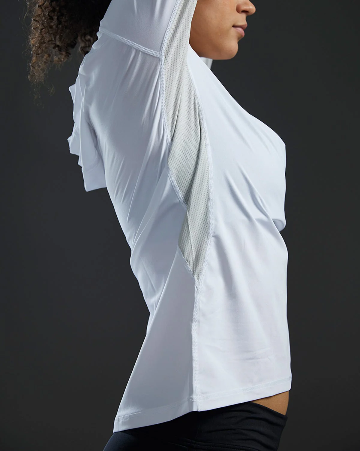 SunDefense™ Women's Vented Hooded Shirt - Solid - Image 8