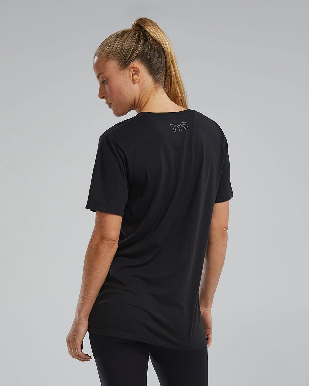 Women's Ultrasoft Lightweight Tri Blend Tech Tee - Big Logo - Image 2